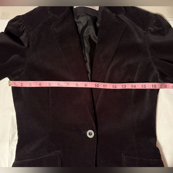 John Rocha fitted black corduroy women’s blazer size 8 - Picture 6 of 11